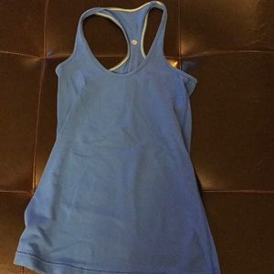 LuLulemon Blue Racerback